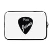 pick jesus bible Laptop sleeve