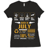Born July Multitasking Problem Solving Tees Ladies Fitted T-Shirt