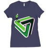 puzzled putter Ladies Fitted T-Shirt