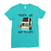 teach me how to love Ladies Fitted T-Shirt