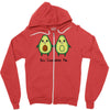 avocado love Zipper Hoodie