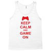 keep calm and game on Tank Top