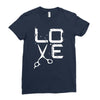 shear love Ladies Fitted T-Shirt