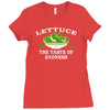 lettuce, the taste of sadness Ladies Fitted T-Shirt