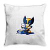 the purrfect gift Throw Pillow