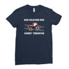 case ih red tractor boy comin' through Ladies Fitted T-Shirt