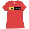 nikon camera i am nikon Ladies Fitted T-Shirt
