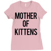 mother of kittens Ladies Fitted T-Shirt