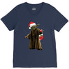 yoda christmas V-Neck Tee