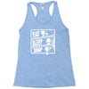 v3 eat sleep snap Racerback Tank