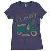 life is a journey, enjoy the ride Ladies Fitted T-Shirt