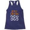 lord of drinks Racerback Tank