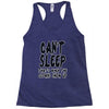 can't sleep clowns show up Racerback Tank