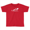 poker ~ fish to shark evolution ~ mens funny poker Toddler T-shirt