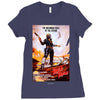 mad max movie poster Ladies Fitted T-Shirt