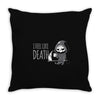 i feel like death Throw Pillow