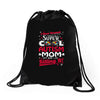 super cool autism mom Drawstring Bags