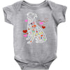 colorful boxer Baby Bodysuit