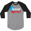 Text 3/4 Sleeve Shirt