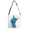 overheadkick tees Adjustable Strap Totes