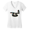 pedestrians vectorized Women's V-Neck T-Shirt