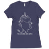 moomin real unicorns Ladies Fitted T-Shirt