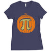 pumpkin pi Ladies Fitted T-Shirt
