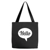 hello Tote Bags
