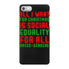all i want for christmas iPhone 7 Case