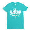 Campers Make the Best Dads Ladies Fitted T-Shirt