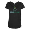 lakitu's cloud storage Maternity Scoop Neck T-shirt
