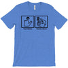 push button receive bacon t shirt funny awesome nerdy geeky humor tee T-Shirt