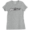 ooosh mens funny turbo car Ladies Fitted T-Shirt