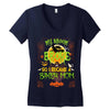 My Broom Broke So I Became A Biker Mom Women's V-Neck T-Shirt