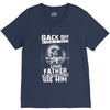 Back Off I Have A Crazy Grandpa And I am not Afraid To Use Him V-Neck Tee