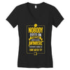 nobody exists on purpose Women's V-Neck T-Shirt