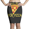 will plie for pizza Pencil Skirts
