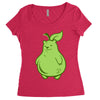 grizzly pear Women's Triblend Scoop T-shirt