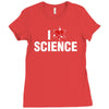i love science Ladies Fitted T-Shirt