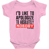 conor mcgregor apologize ufc mma notorious Baby Onesie