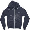 blackhole of shame Zipper Hoodie