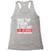who the fook is that guy conor mcgregor Racerback Tank