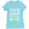 pi day 2015 pie math Ladies Fitted T-Shirt