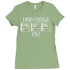i wish i could ctrl alt del you Ladies Fitted T-Shirt