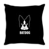 batdog Throw Pillow