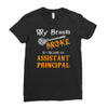 assistant principal Ladies Fitted T-Shirt