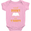 humor book t shirt Baby Onesie
