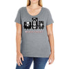 never forget casette diskette Ladies Curvy T-Shirt