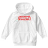 unless god sent you i'm unavailable Youth Hoodie