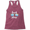Beach Please Racerback Tank
